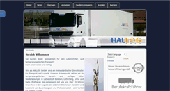 Desktop Screenshot of hallog.de