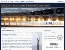 Tablet Screenshot of hallog.de